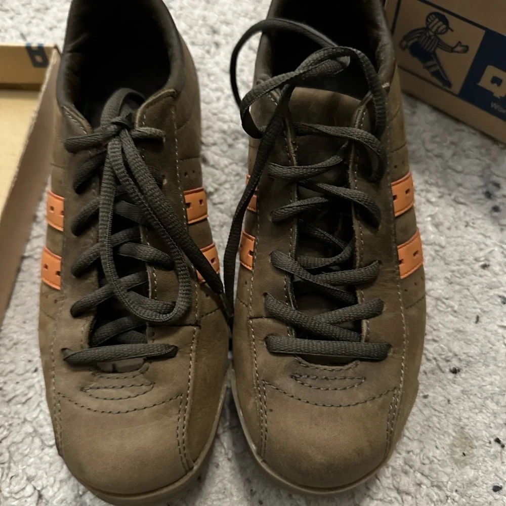 Quick Typhoon M. green and Orange Shoes Made in Italy Size 6